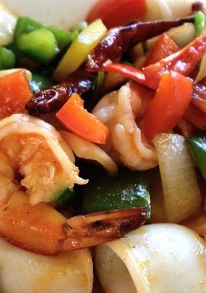 รูปของ กุ้งผัดเม็ดมะม่วงหิมพานต์