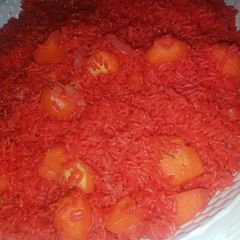 A picture of Jelouf rice and potatoes.