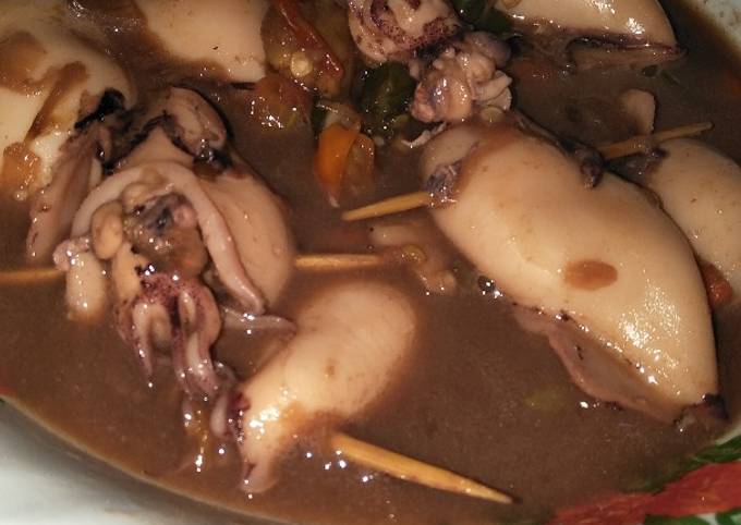 Langkah Mudah Memasak Resep Cumi saus tiram