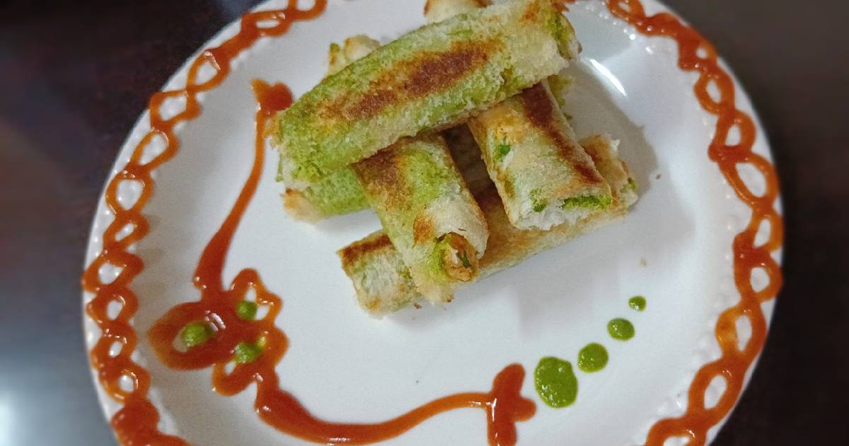 Ami Desai દ્વારા રેસીપી પનીર બ્રેડ રોલ Paneer Bread Roll Recipe in