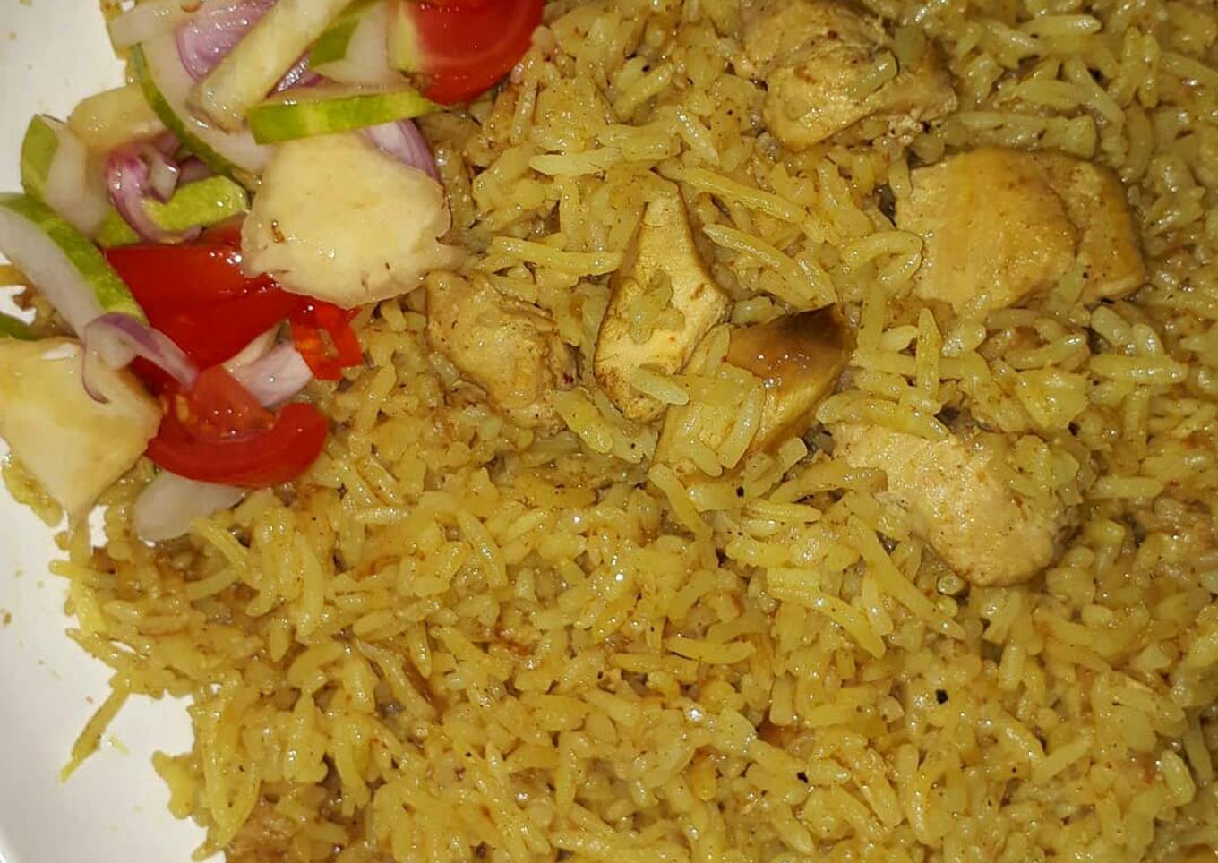 Nasi Biryani dada ayam