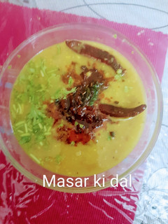 मसूर की दाल तड़का रेसिपी मुख्य फोटो