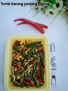 Foto resep Tumis kacang panjang jagung
