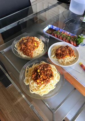 Hình của món Spaghetti thịt bằm.