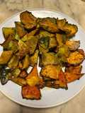 Chips di zucca in friggitrice ad aria