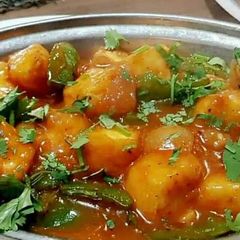 A picture of Aloo ki sabzi.