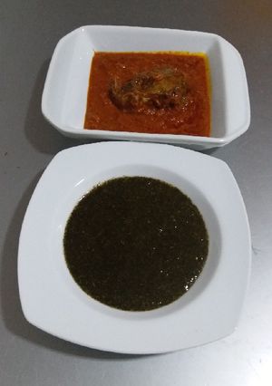 A picture of Miyan Karkashi...(soup).
