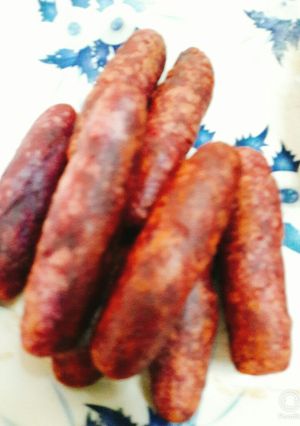 Hình của món Kén khoai lang tím.