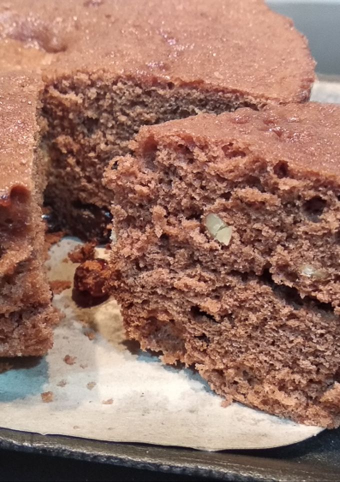 Una foto de Bizcocho de chocolate con nueces