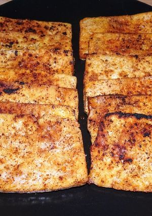 Une photo de Tofu frit aux épices (vegan)