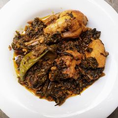 Palak murgh A picture of Palak murgh.