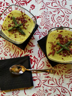 Una foto de Vichyssoise de Espárragos