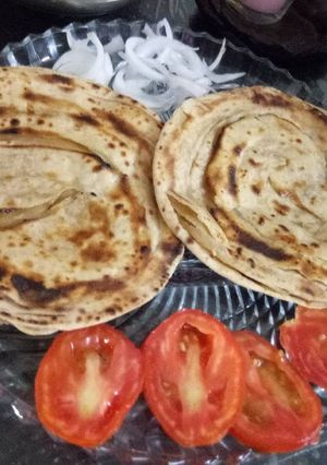 A picture of Lacchha paratha.