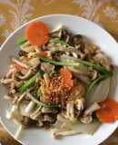 Nấm xào bơ tỏi