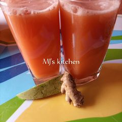 A picture of Melon ginger drink.