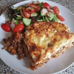 A picture of Beef lasagne.