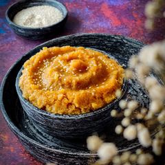 A picture of Sesame seed rava halwa.