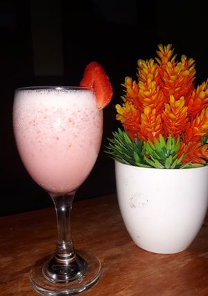 Foto resep Strawberry korean milk