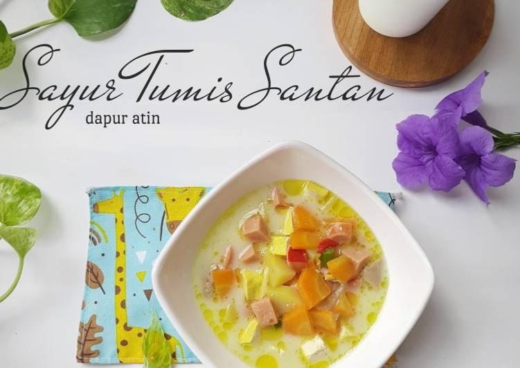 Cara Membuat Sayur Tumis Santan Anti Gagal