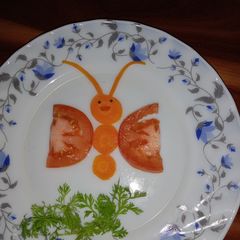 A picture of Butterfly salad.