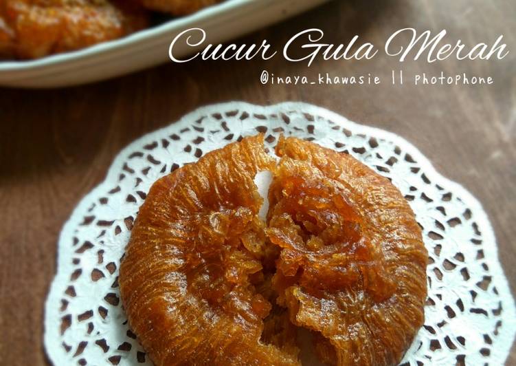 resep cara membuat Cucur Gula Merah