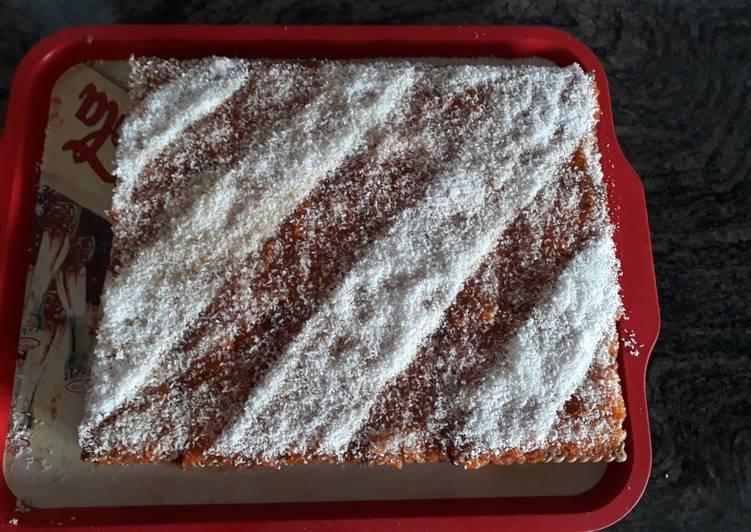 Tarta de zanahorias y coco