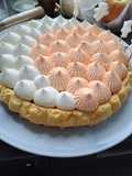 Carambar Cake with Whipped Cream