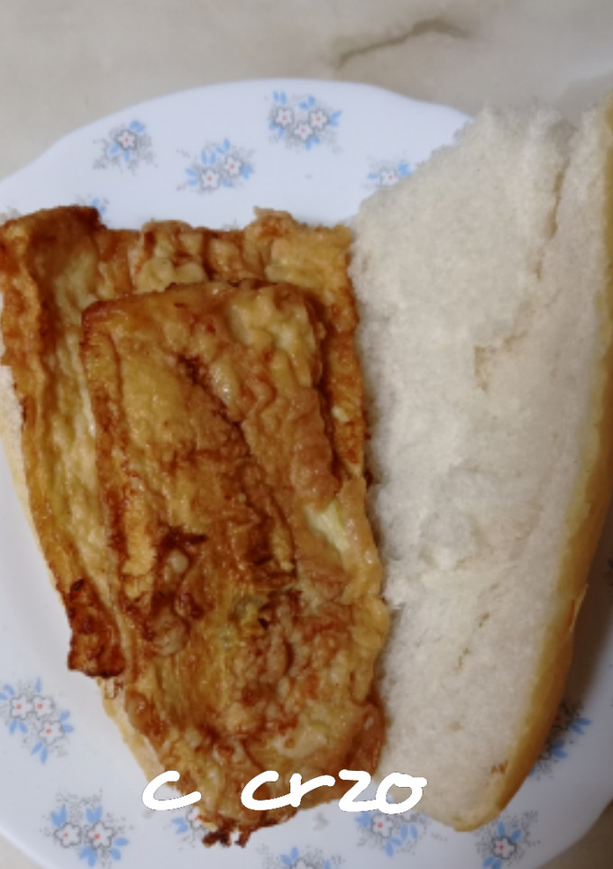 Una foto de Bocadillo de calabacín