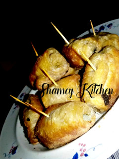 A picture of Plantain kebabs.