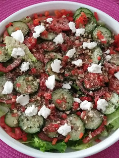 Una foto de Ensalada fresca con ricota fresca
