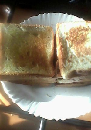 A picture of Toast mayai.