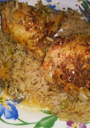 A picture of Anita's Chicken & Rice.
