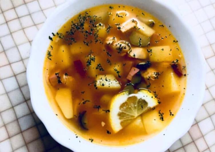 Easiest Way to Make Yummy Сборный суп солянка