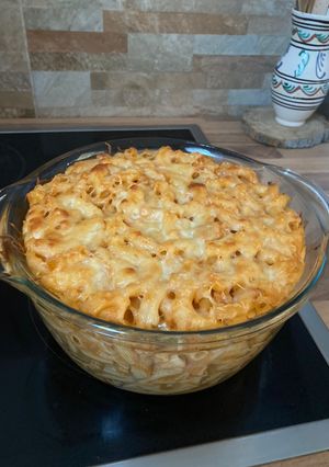 Csirkemelles rakott makaróni recept fotója