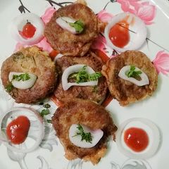 A picture of Shami kabab.
