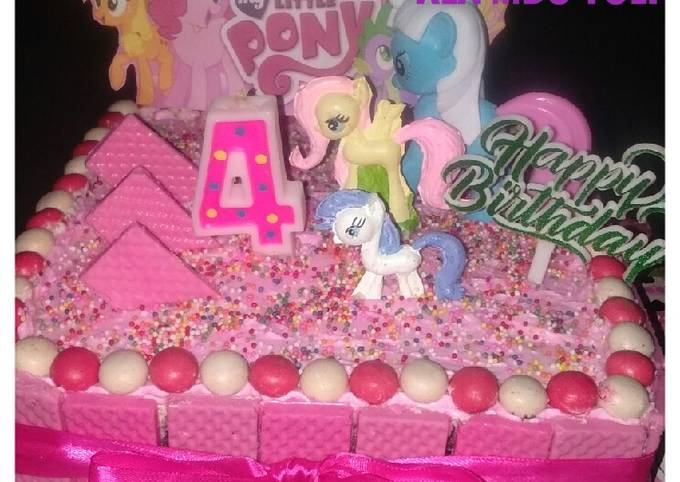 Cara membuat Kue ultah Kuda poni Cara membuat Kue ultah Kuda poni