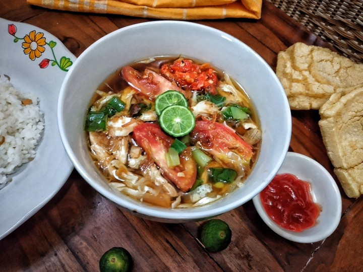 Ternyata ini loh! Resep bikin Soto Ayam Bening  lezat