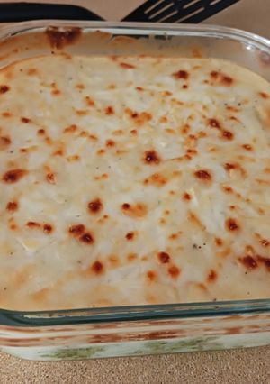 Una foto de Brócoli con patata al horno