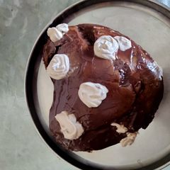 A picture of Eggless chocholate temptation cake.