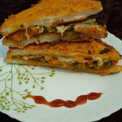 A picture of Besan sandwich.