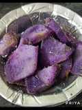 Boiled Shallow Fry Purple Yam (Kandh)