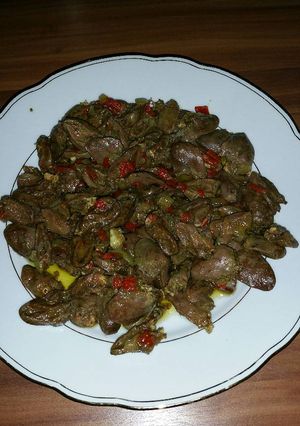 صورة لوصفة قلوبات الدجاج