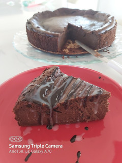 Φωτογραφία της συνταγής Cheesecake σοκολάτας (φούρνου)