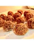Energy Balls (สูตรมันม่วง)