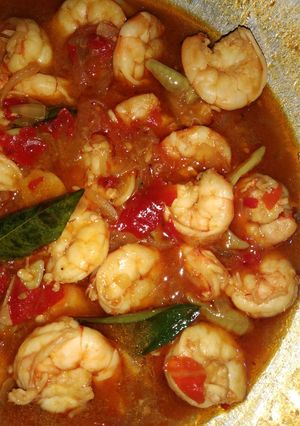 Foto resep Udang saus padang