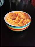 Albóndigas de pollo en salsa de piña