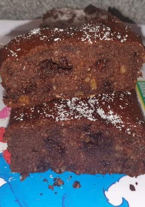 Foto principal de Fitcocho de plátano con nueces y chocolate