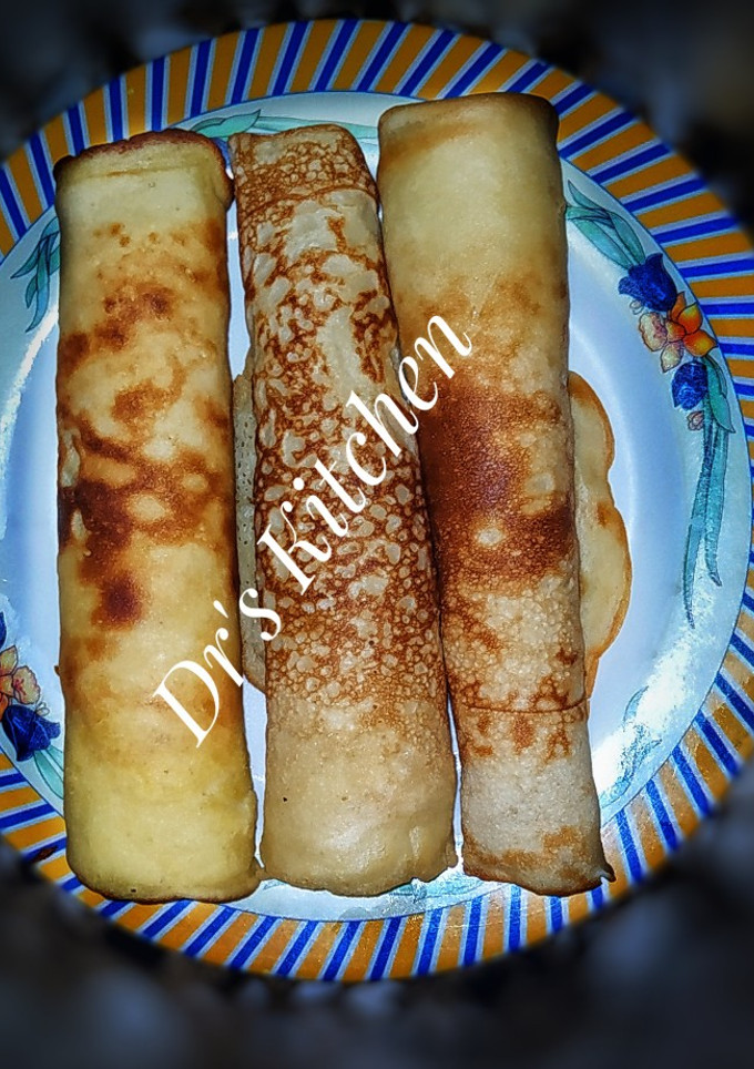A picture of Pancake with fillings.