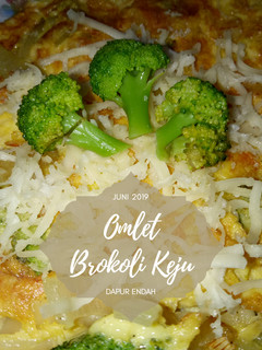 Foto resep Omlet Brokoli Keju
