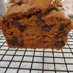 A picture of Chocolate Chip Pumpkin Bread.